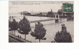 Carte 1907 SAINT CYR  SUR LOIRE / CRUES DE LA LOIRE : L'ile Simon Inondée - Saint-Cyr-sur-Loire