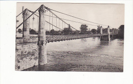 Carte 1907 SAINT CYR  SUR LOIRE / CRUES DE LA LOIRE : 20 Octobre Au Pont Bonaparte - Saint-Cyr-sur-Loire