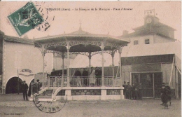 MIRANDE  (GERS)  LE KIOSQUE DE LA MUSIQUE . PLACE D'ASTARAC (ANIMATION)  1911 - Mirande
