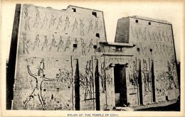 EGYPTE PYLON OF THE TEMPLE OF EDFU - Edfu