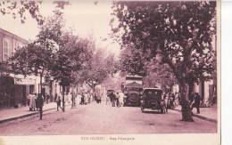 TIZI OUZOU / RUE PRINCIPALE / TRES ANIMEE AVEC OMNIBUS  ALGER/OUZOU/BOUGIE / RARE - Tizi Ouzou