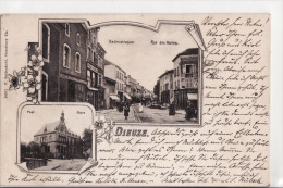 DIEUZE, Rue Des Halles - Poste, 1903 - Dieuze