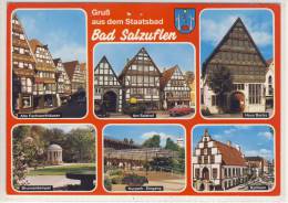 Gruß Aus BAD SALZUFLEN - Mehrbildkarte: Haus Backs, Rathaus, Am Salzhof, Fachwerkhäuser ..... - Bad Salzuflen