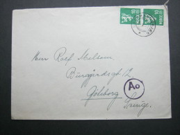 1943 ,  Ao, OSLO  , Seltene Zensur Auf  Brief - Storia Postale