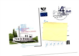 Czech Republic 1999 -  Special Postal Stationery And Special Postmark, Postage Used - Cartes Postales