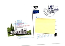 Czech Republic 1999 -  Special Postal Stationery And Special Postmark, Postage Used - Postcards