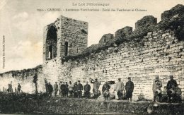 CPA 46 CAHORS ANCIENNES FORTIFICATIONS ECOLE DES TAMBOURS ET CLAIRONS - Cahors