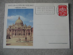 VATICANO 1950 ANNO GIUBILEO - CHIAVI DECUSSATE - Postal Stationeries