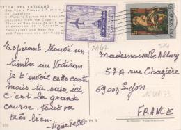 2 Beaux  Timbres Yvert N° 524 Et Aérien N° 47   / Carte  Du  16/08/73 Pour La France - Cartas & Documentos