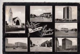 CPA SALZGITTER- CHURCH, STREET, HOTEL, SQUARES, OLD CARS - Salzgitter