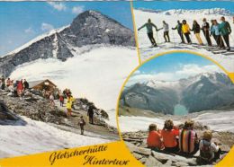 CPA GLETSCHER- CHALET, MOUNTAINS, LAKE, TURISTS, CHALET STAMP - Zillertal