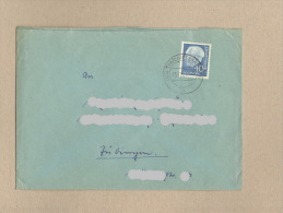 Heuss 40 Pfg.mit Fluoreszenz (Mi.Nr.260y) Portogerecht Auf Bedarfsbrief, 1961 Aus Spaichingen, Selten! - Storia Postale