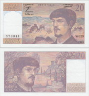 **** BILLET 20 FRANCS DEBUSSY 1989 ALPHABET W.025 N° 573341 **** EN ACHAT IMMEDIAT !!! - 20 F 1980-1997 ''Debussy''