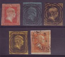 1200z11: Preußen 1850/ 57, Lot Gestempelt, Alter Michel (2007)= 137.- € - Oblitérés