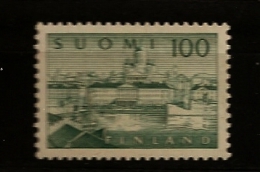 Finlande Finland 1958 N° 475 ** Courant, Port Marchand, Helsinki, Bateau, Eglise, Cathédrale Luthérienne, Hotel De Ville - Unused Stamps