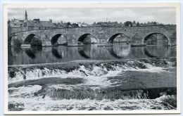 DUMFRIES : SALMON LEAPING THE CAUL AT THE OLD BRIDGE - Dumfriesshire