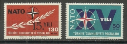 Turkey; 1964 15th Anniv. Of NATO (Complete Set) - OTAN