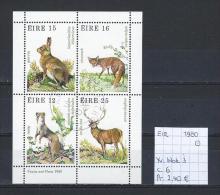 Ierland 1980 - Yv. Blok 3 Gest./obl./used - Blocks & Sheetlets