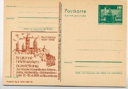 DDR P79-13a-78 C62-a Postkarte PRIVATER ZUDRUCK Dom Naumburg 1978 - Private Postcards - Mint