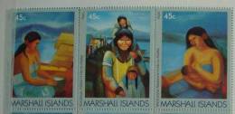 MARSHALL ISLANDS 1989 MI 209-11 CONNECTION TO ALASKA VERY FINE MNH - Marshall Islands