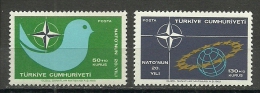 Turkey: 1969 20th Anniv. Of NATO (Complete Set) - OTAN