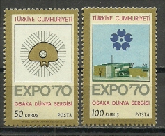 Turkey; 1970 "Expo 70" Osaka World Exhibition - 1970 – Osaka (Japon)