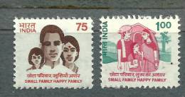 INDIA, 1994, Definitives, Family Planning, Set 2 V,  MNH,(**) - Ongebruikt