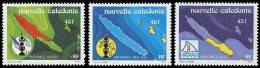 Nouvelle-Calédonie 1991 - Les 3 Provinces De N Calédonie  - 3val Neufs // Mnh - Neufs