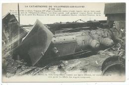 CPA -LA CATASTROPHE DE VILLEPREUX LES CLAYES -18 Juin 1910 -Yvelines (78) -Locomotive, Train, Wagon, Collision, ... - Villepreux