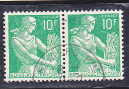 FRANCE    1957-59  Y.T. N° 1115A  Oblitéré - 1957-1959 Moissonneuse