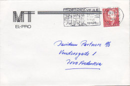 Denmark "Petite" MT (Monberg & Thorsen) EL-PRO Slogan VEJLE 1990 Cover Brief FREDRICIA (Cz. Slania) Stamp - Lettres & Documents