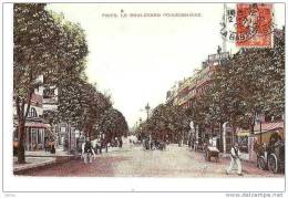 PARIS LE BOULEVARD POISSONNIERE,PERSONNAGES,COULEUR !! REF 16193 - Arrondissement: 02