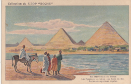 BF2434 Litho Egypt Gizeh Piramids Advertising Du Sirop Roche 2 Scans - Guiza