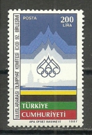 Turkey; 1987 92nd Session Of International Olympic Committee, Istanbul - Unused Stamps