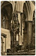 SALISBURY CATHEDRAL : THE CHOIR, BISHOP'S THRONE - Salisbury