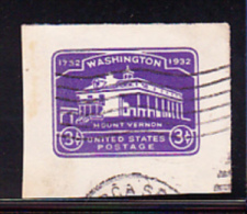 UNITED STATES POSTAGE - WASHINGTON 1732.1932,  MONT VERNON - 3 C. - Altri & Non Classificati