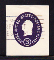 COUPE POSTAL COMPLET -- OVAL 3 CENTS - Sonstige & Ohne Zuordnung