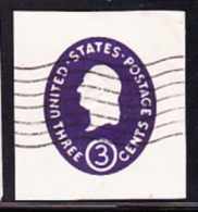 COUPE POSTAL COMPLET -- OVAL 3 CENTS - Other & Unclassified