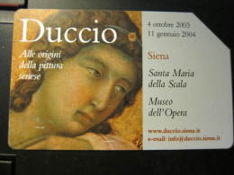 Urmet Phonecard,painting,Duccio,used - Pubbliche Pubblicitarie