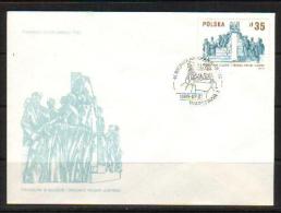 POLAND FDC 1989 45 YEARS SERVING THE NATION MO MILITIA POLICE & SB SECRET POLICE Gendarmerie Communism Socialism - FDC