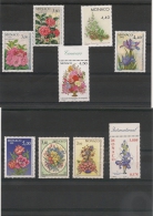 MONACO Années 1988-2000 Flore N° Y/T :1660-1815-1932-1981-2028-2078-2138-2187-2282 Côte : 18,90 € - Collections, Lots & Séries