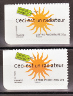 FRANCE VARIETE  N° YVERT ADHESIF 188  / MAURY  ADHESIF 182   RADIATEUR NEUFS LUXE - Unused Stamps