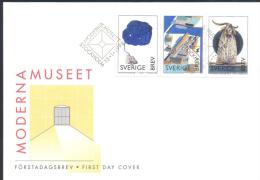Sweden 1998 FDC Cover: ART, Moderna Museet Museum Stackholm - Lettres & Documents
