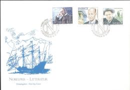 Sweden 1994 Fdc Cover: Nobel Price Winners For Literature - Briefe U. Dokumente