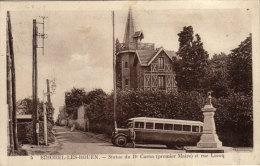 76 Bihorel. Statue Du Docteur Caron Et Rue Lecoq - Bihorel