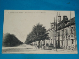 60) Estrèes-st-denis - N° 7 - La Mairie Et La Route De Flandre   - Année 1918 - EDIT - Baudinière - Estrees Saint Denis