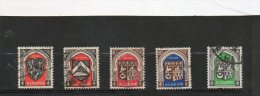 ALGERIE   5 Timbres    Année 1947-48     Département Français     (oblitéré) - Gebraucht