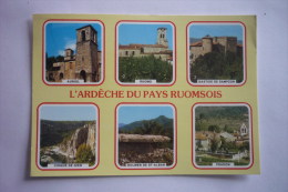 Ruoms ( 07 ) L'ardeche En Pays Ruomsois - Auriol-ruoms-bastide De Sampzon-pradon-cirque De Gien-dolmen De St Alban - Ruoms