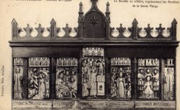 89 - MONTREAL - Intérieur De L'Eglise - Le Retable En Albâtre,représentant Les Mystères De La Sainte Vierge - Montreal