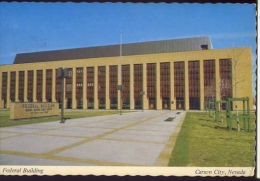 Federal Building - Carson City - Nevada - Formato Grande Viaggiata Mancante Di Affrancatura - D - Andere & Zonder Classificatie